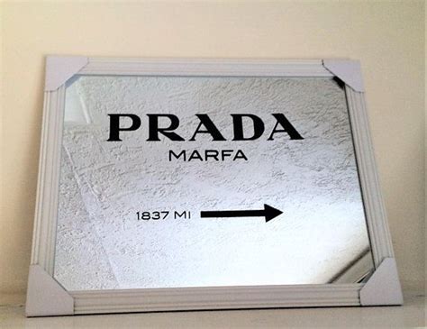 wall art prada|Prada picture frame.